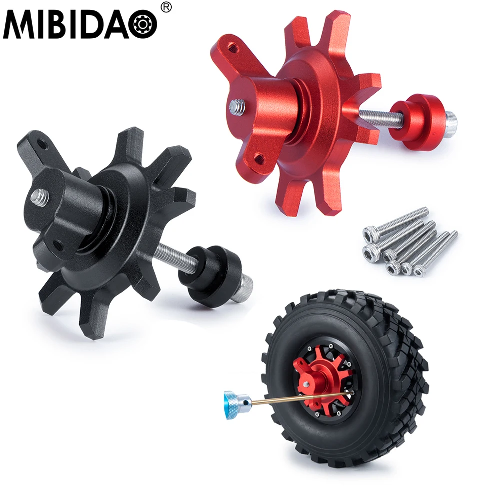 MIBIDAO 1/10 RC Crawler Car Tire Repair Tools Press Tyre Remover Tire Clamp for 1.9 inch & 2.2 inch Wheel Rims Tires