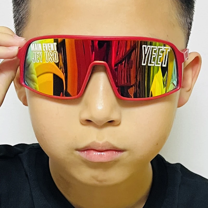 Jey Uso YEET Sport-Sonnenbrille für Erwachsene, Bloodline Wrestling, Fan-Ausrüstung, seltene Farben, sportliche Sonnenbrille für Männer und Frauen – Detail 8
