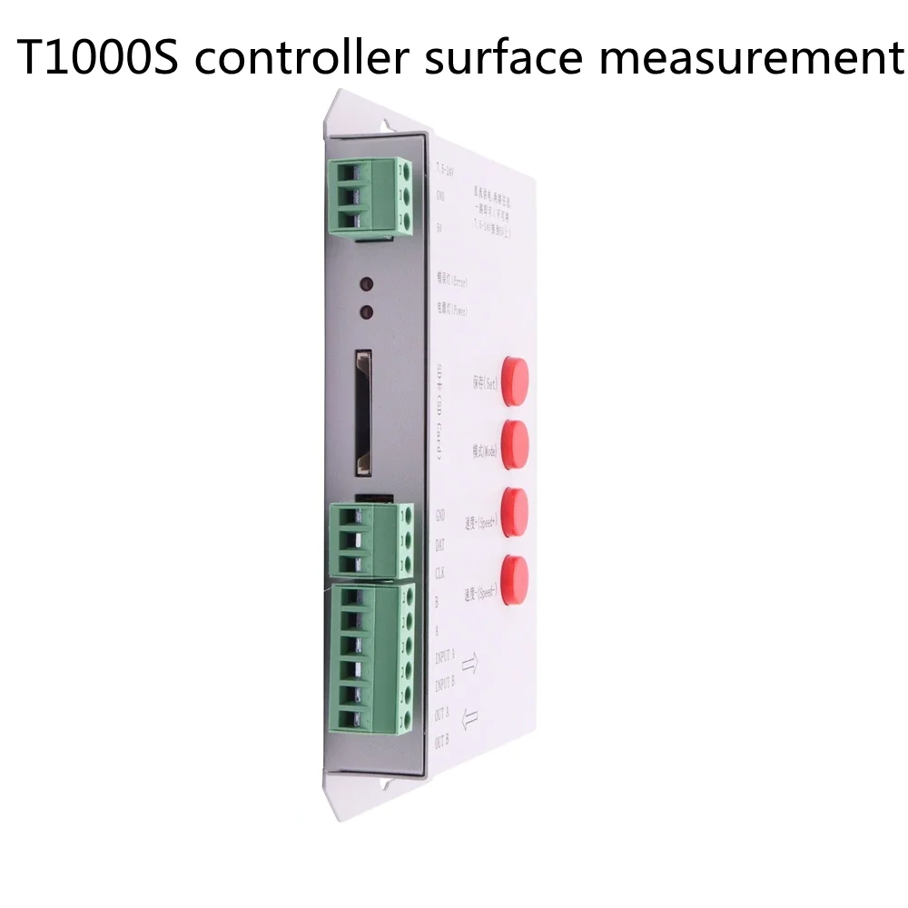 RGBIC T1000S LED pixel controller WS2811 LED strip WS2812BLED strip matrix 2048 pixel programmable controller DC5V-24V
