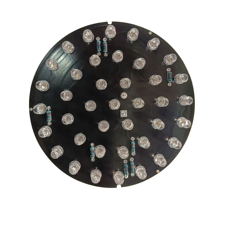 Customized round Design High Brightness PCB Board DC12V LED Traffic Light for Traffic Signal System Roundabout Replacement