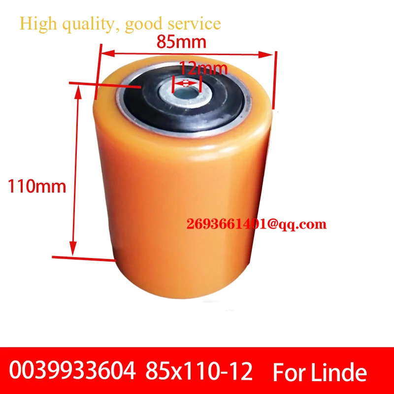 

Запасные части для погрузчиков: грузовое колесо 85x110-12, OEM 0039933604 или 0039933649 для Linde T16, T20AP, T20