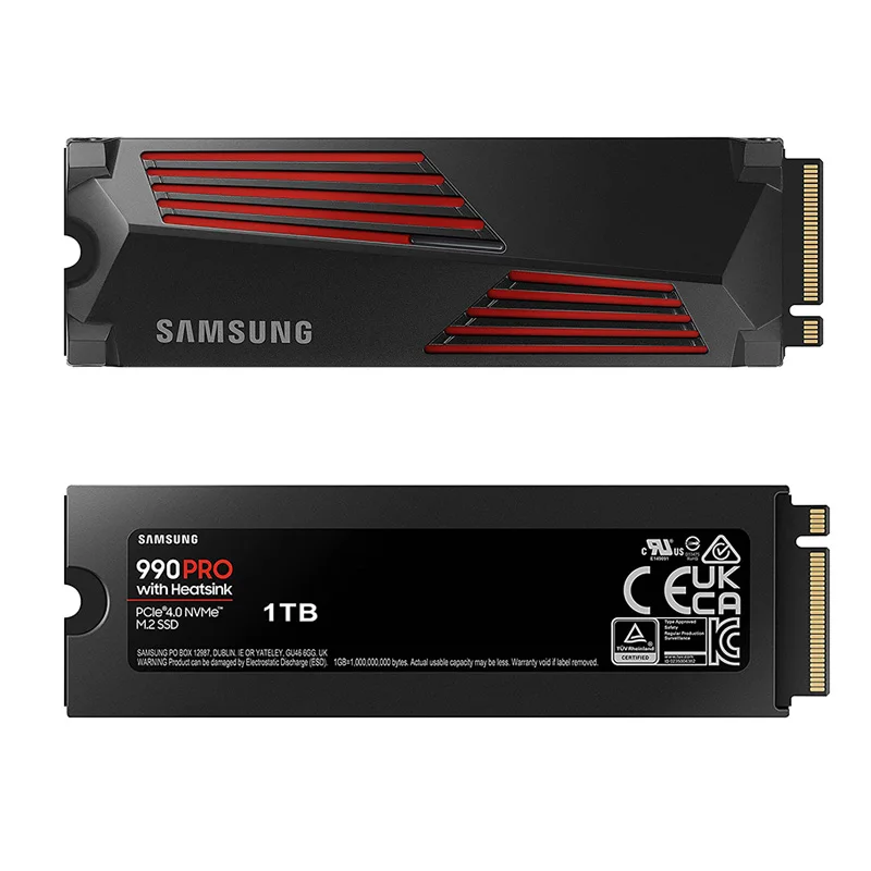 Samsung 990Pro 7450MB/s SSD NVMe M.2 2280 2TB 1TB Internal Solid State Hard Disk M2 PCIe 4.0x4 2280 SSD Drive for PS5 Laptop PC