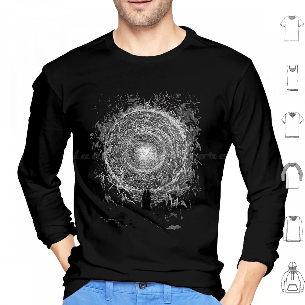 Sudaderas con capucha de Dante's Inferno de manga larga Dantes Inferno Dark Inferno Hell Askvr