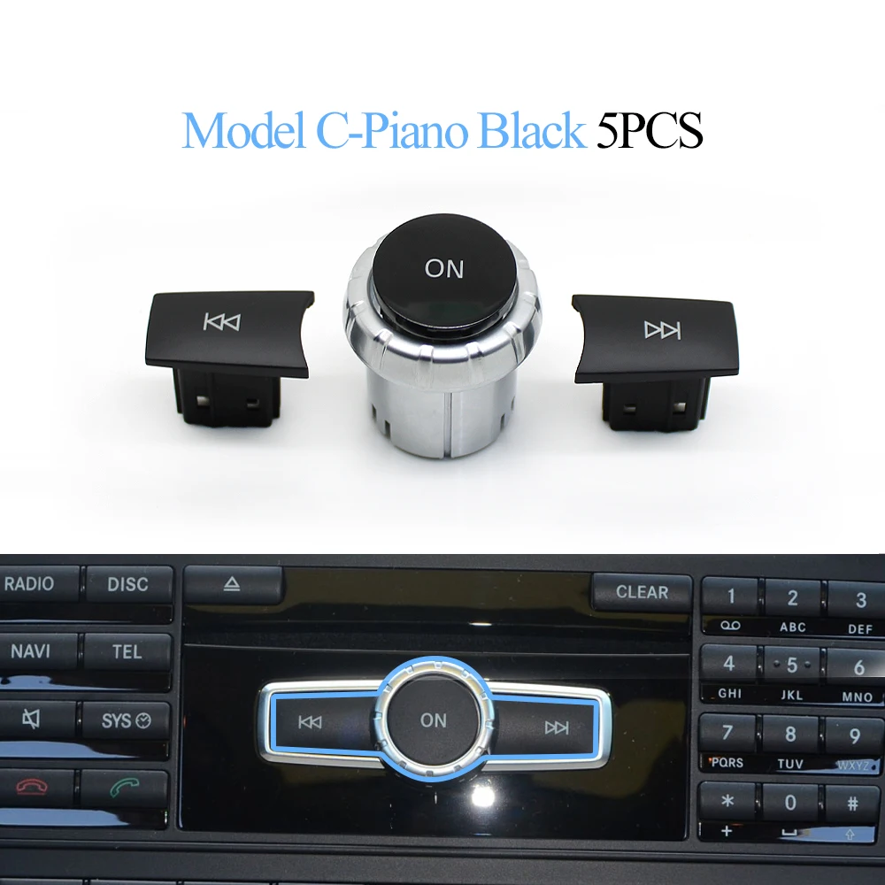 C Piano Black 5PCS