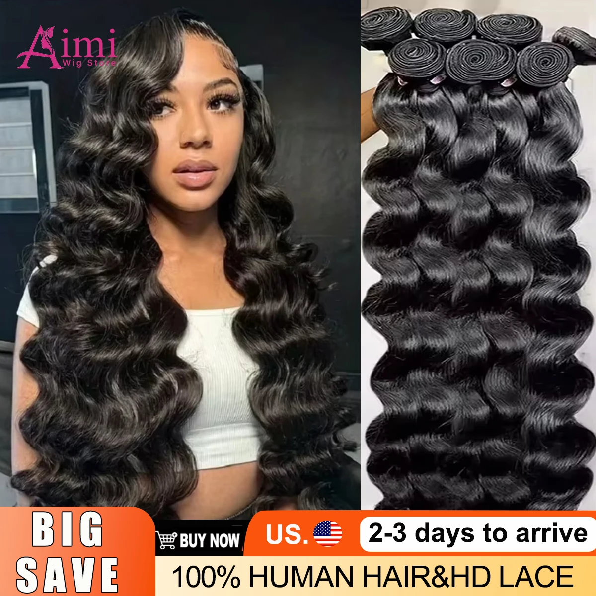 30インチ、32インチのボディウェーブヘアバンドル、16Aグレードの未加工ブラジル人毛バンドル、1/3/4バンドルの未加工人毛エクステ（女性用）