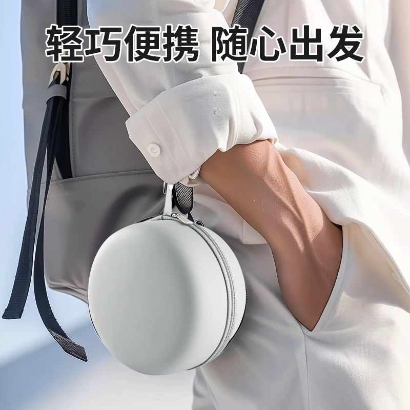 

Легкая компактная самолетница для деловой поездки, высокоскоростная подушка для шеи автомобиля, портативная U-образная подушка, круглая коробка для хранения