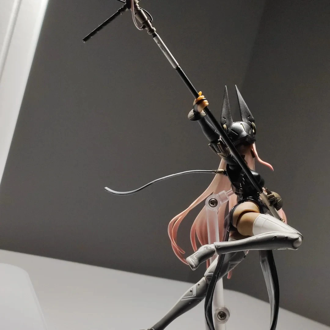 Guardián Oscuro Figma # 579 Anubis Hemet Nethel Figura de acción móvil Juguete coleccionable pintado a mano para adultos