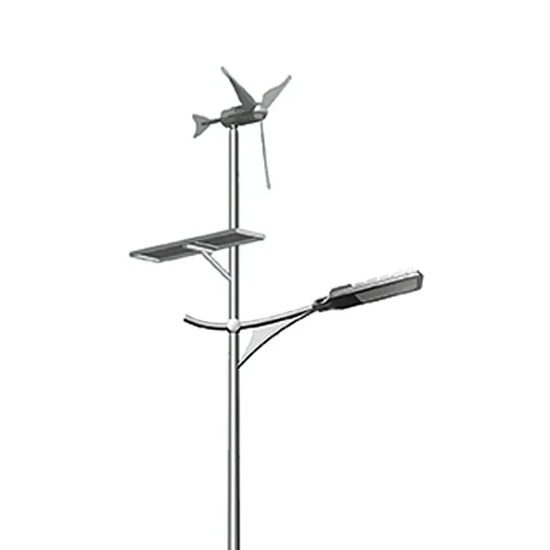 LED Light Wind Solar Hybrid Street Light Solar Outdoor Light 24v35w Solar Panel with Windmill Street Steel DC Aluminum 75 80