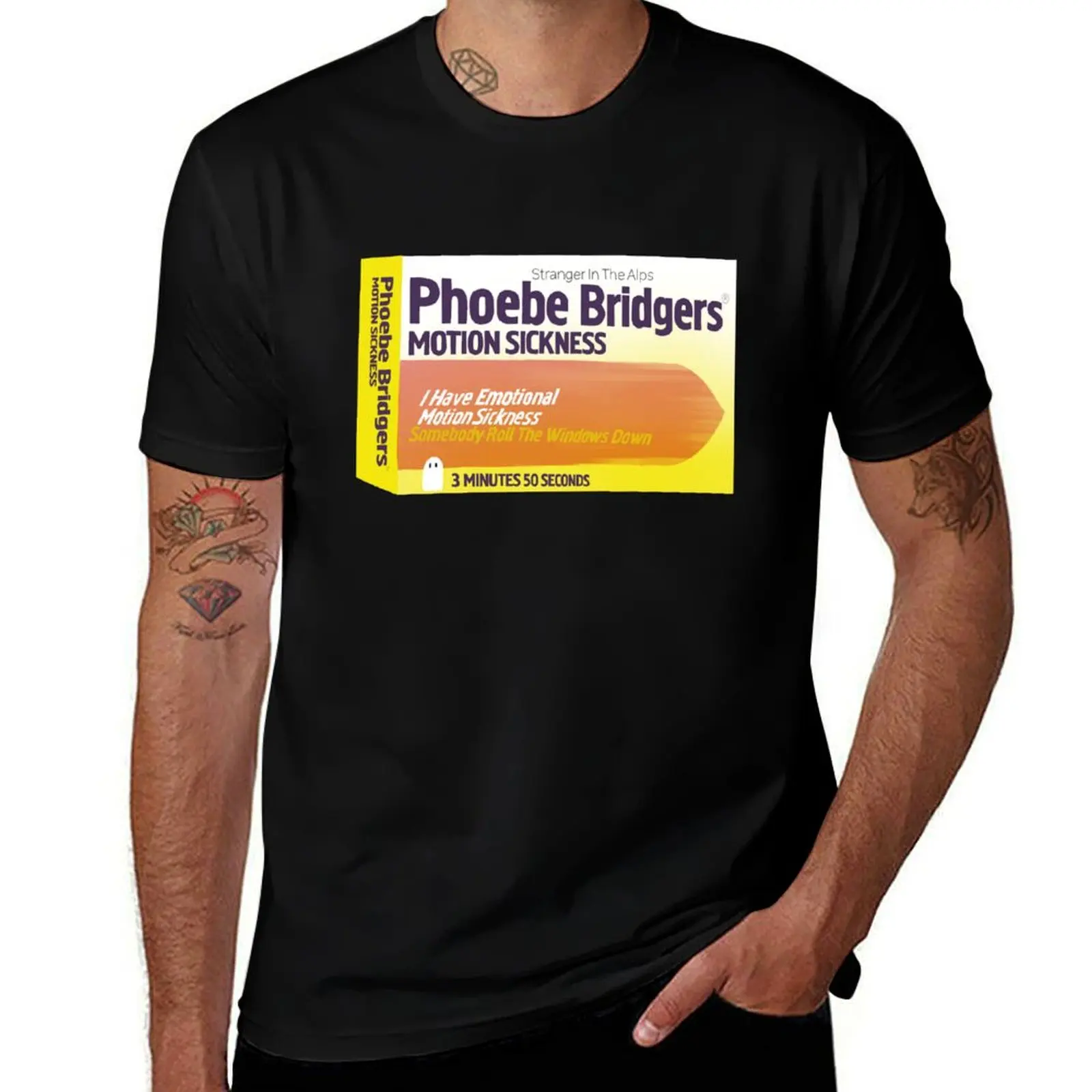 emotional motion sickness pills T-Shirt Abstract Pattern Print Top