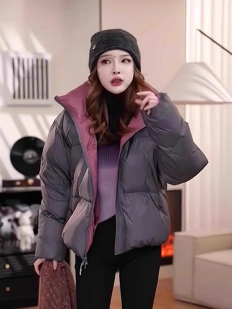 تصميم سحاب عصري طويل Sve فضفاض مناسب للأسفل سترة نسائية كاجوال من القطن Jaet النسخة الكورية ذات قصة مستقيمة #4