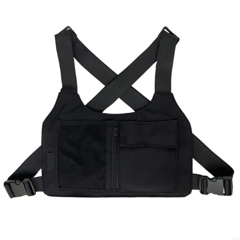 

Running Chest Pack Outdoor Sports Front Vest Bag with Phone Holder for Cycling 20CA