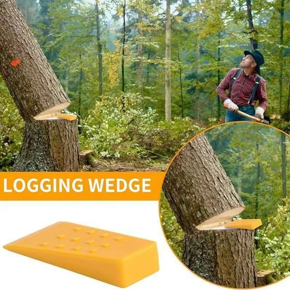 Tree Cutting Felling Wedge For Woodworking Sawing Tool ABS Plastic Square Accessory Professional Logging Safety Equipment
