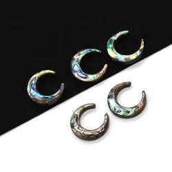 Natural Abalone Shell Moon Beads 13-20mm Fashion Boutique Jewelry DIY Necklace Earrings Charming and Elegant Women's Accessories