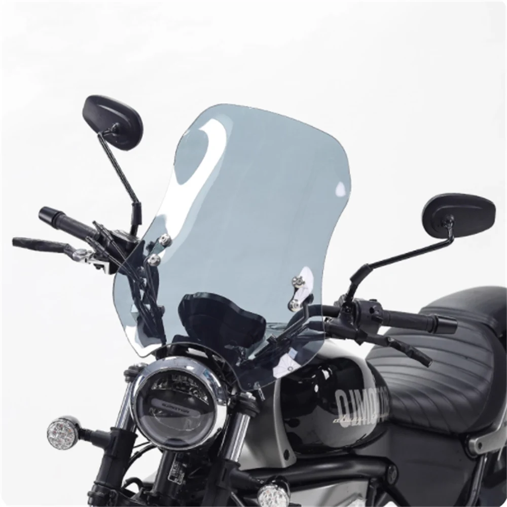 

SRV700 Windshield modification For QJMOTO SRV700 SRV 700 with raised front windshield chest guard with adjustable height bracket