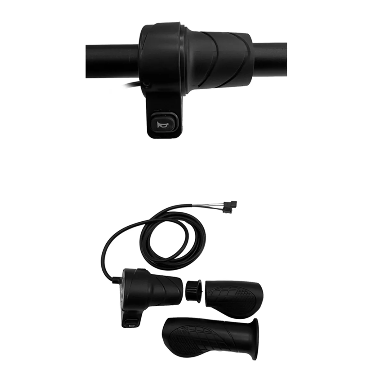 

Полуруль ускорителя SM Plug Левая/правая ручка для электронного велосипеда Полуповоротная дроссельная заслонка Электрический скутер Велосипед