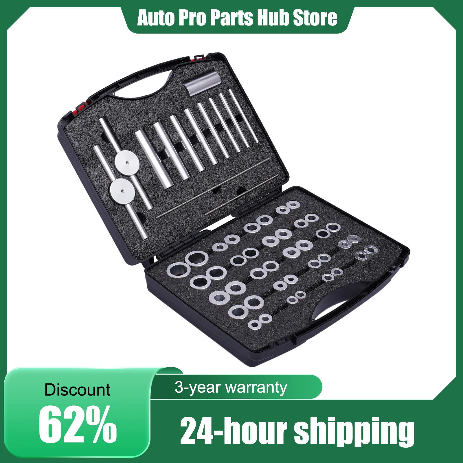 

Пресс-комплект для установки подшипников велосипеда, установочный комплект для снятия рамы/колеса/ступицы велосипеда, пресс-инструмент для велосипедных подшипников, с зажимными направляющими