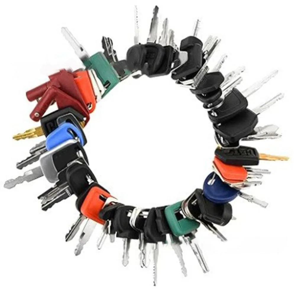 50 Heavy Equipment Keys Master Set Construction Machine Ignition Key For Many Brand For Tractors Agricultural Heavy Plant image 3