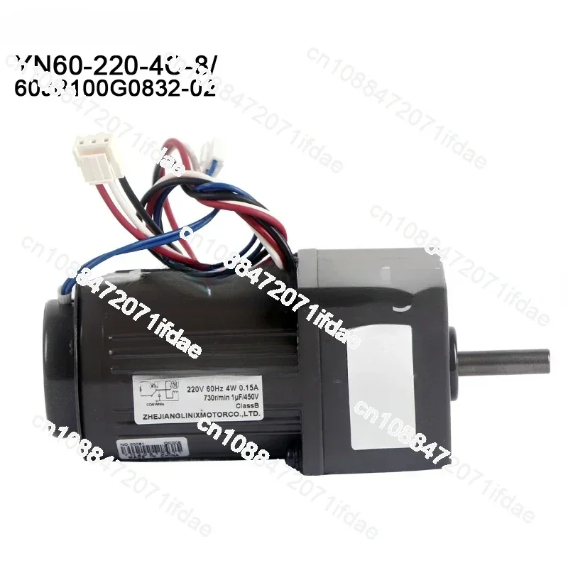 AC Gear Motor 4W 60mm Motor YN60-220-4C-8/single-phase Capacitor Operated Reversible Kitchen Wet Waste Degradation Motor