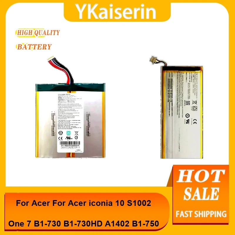 

MLP2964137 AP14E8K 4260124P Аккумулятор для планшета Acer Iconia 10 S1002 One 7 B1-730 B1-730HD A1402 B1-750 Высококачественная батарея + НЕТ