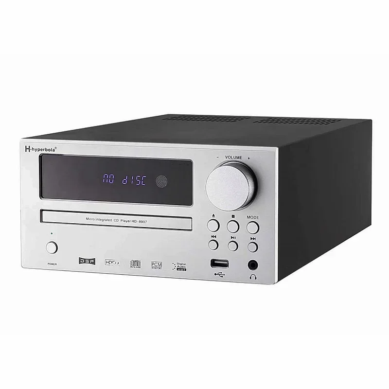 Multifunctional HIFI CD Player Built-in 50W * 2 Power Amplifier Bluetooth 5.0 Lossless Fever Audio Player Fiber Coaxial Output