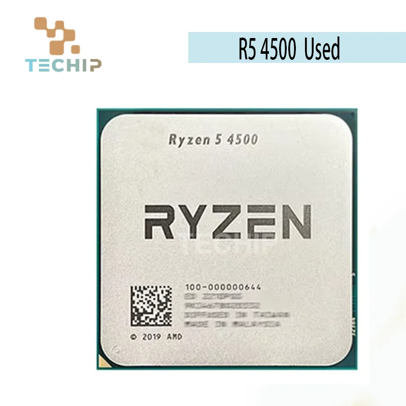 New Ryzen 5 4500 CPU R5 4500 3.6 GHz 6-Core 12-Thread 100-000000644 65W Socket AM4