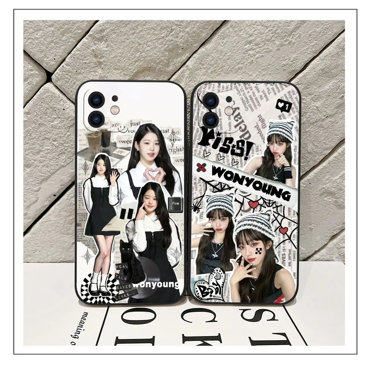 Ive Kpop Wonyoung Rei Phone Case For iPhone 15 14 13 12 11 Pro Max Mini X XR XSMAX SE 8 7 6S Plus Soft Liquid Silicone Cover