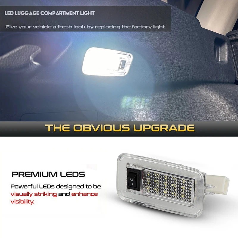 LED 6000K Luggage Trunk Lamp Interior Light Compartment Lamps For Toyota Crown Century Corolla Noah Lexus LC500 LS300H