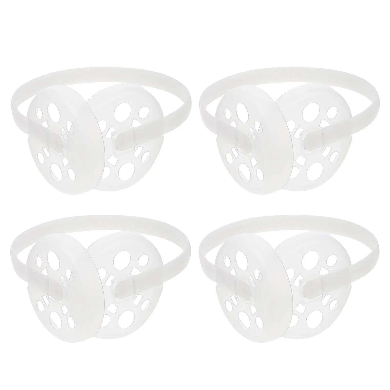 

4Pcs Warm DIY Earmuff Plastic Rack Ear Muff Inner Frame Holder for Winter Outdoor Use Skiing Camping Earmuff Making Accessories