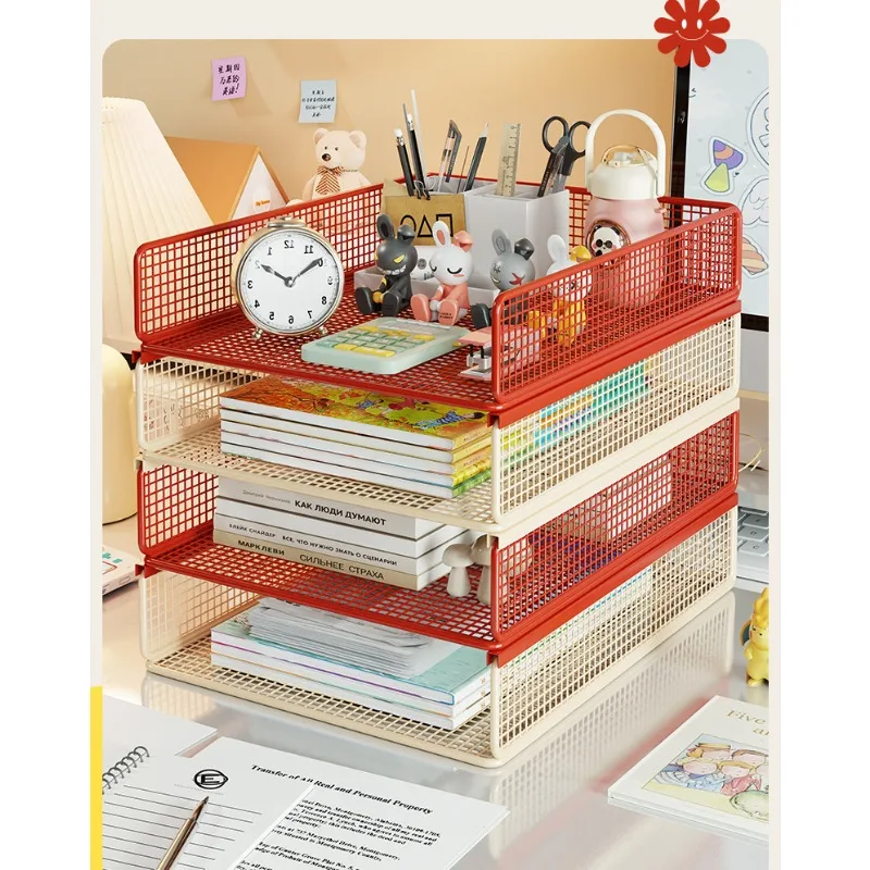 Document Book Data Classification Storage Shelf A4 File Organizing  Desktop School Supplies Storage