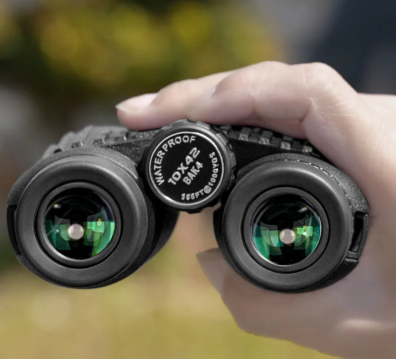 High Magnification HD Metal 10X42 Telescope Travel Photography Low Light Night Vision Binoculars