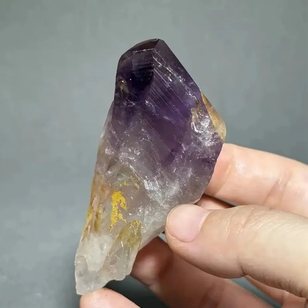 Raw Purple Amethyst Crystal Stone Mineral Specimen, Natural Quartz Gemstone for Reiki Healing, Energy Balancing &