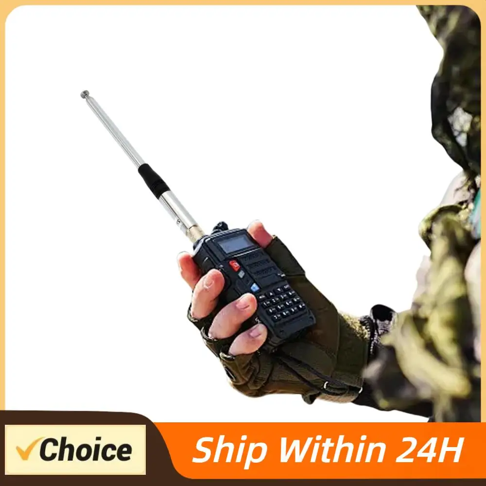 27MHz HT Amateur Antennas SMA Female 23cm-130cm Walkie Talkie Handheld Extended CB Antenna for CB Handheld/Portable Radio