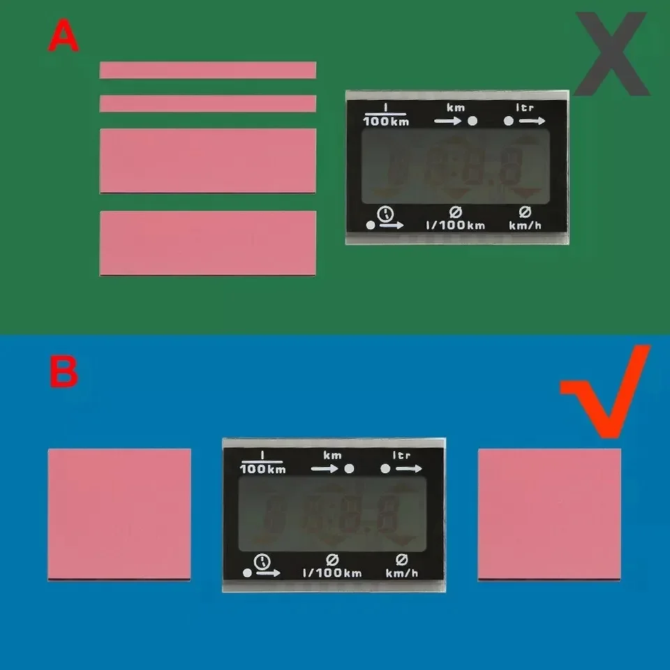 Dashboard LCD Display for Audi 80 100 200 V8 MFA Instrument Cluster