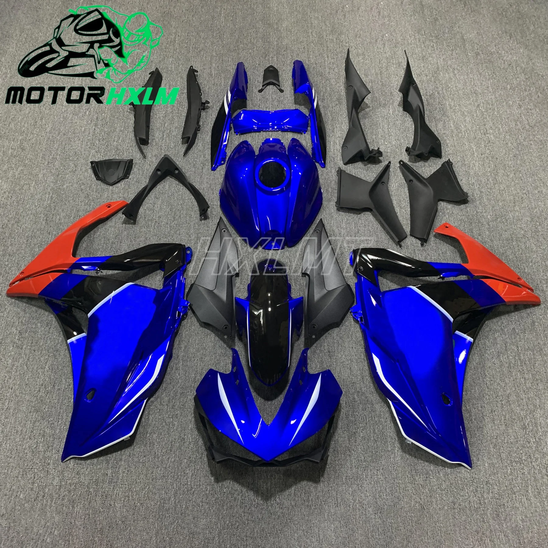 Injection Fairings For R3 2015 - 2017 R25 2016 Complete Panels 15 16 17 ABS Plastic Panels Kit Body Work Light black Cowlings 4