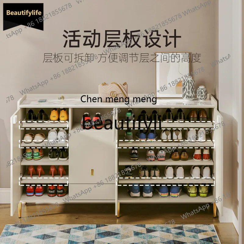 GG Locked door external cabinet household doorway anti-theft shoe cabinet large capacity