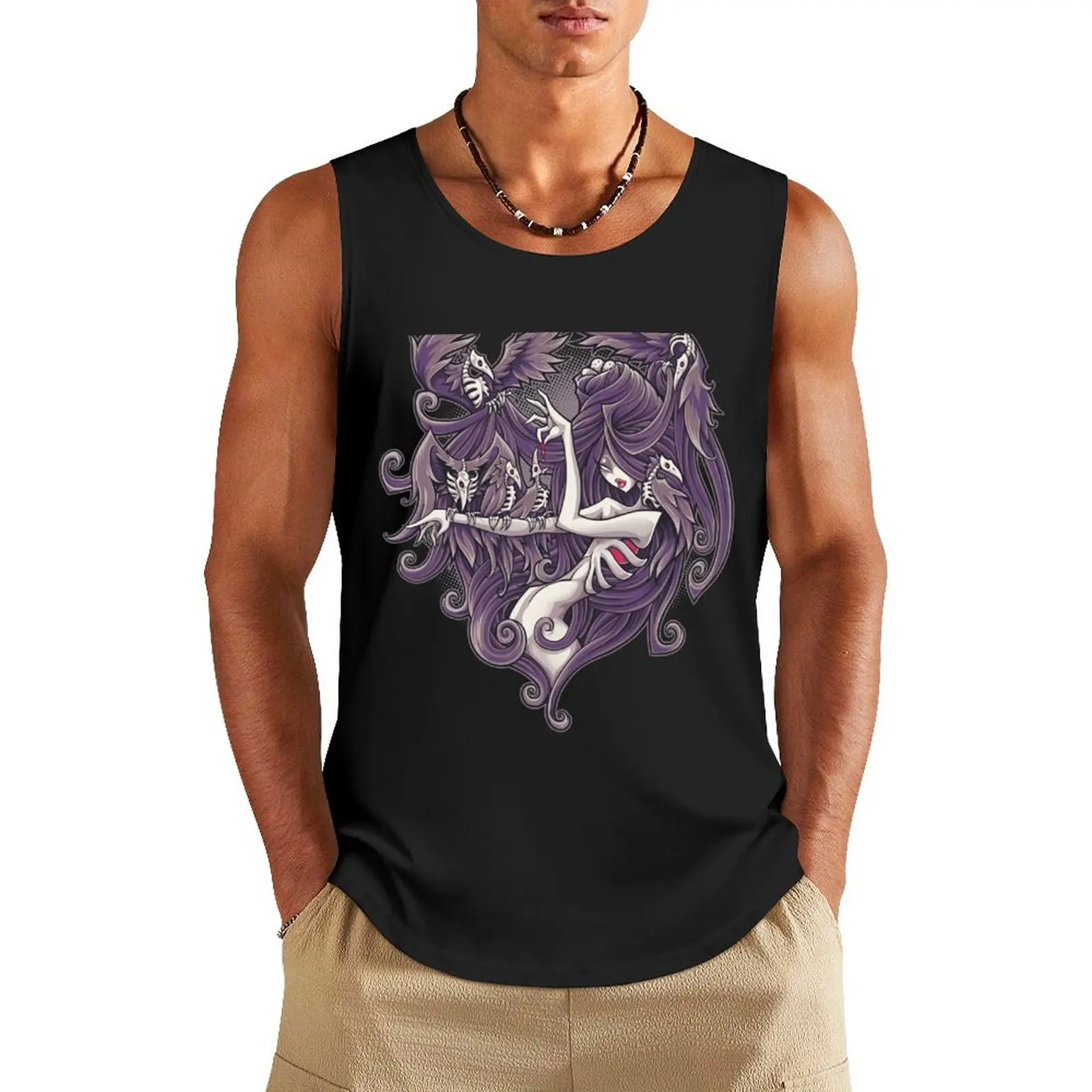 Ravenous Tank Top Sleeveless T-shirt fitness gym Men's t-shirts male top