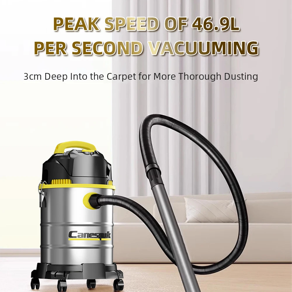 3 in 1 Vacuum Cleaner 3300W Wet and Dry Vacuum Cleaner Industrial Vacuum Cleaner for Hotels Malls Warehouses Car Washes