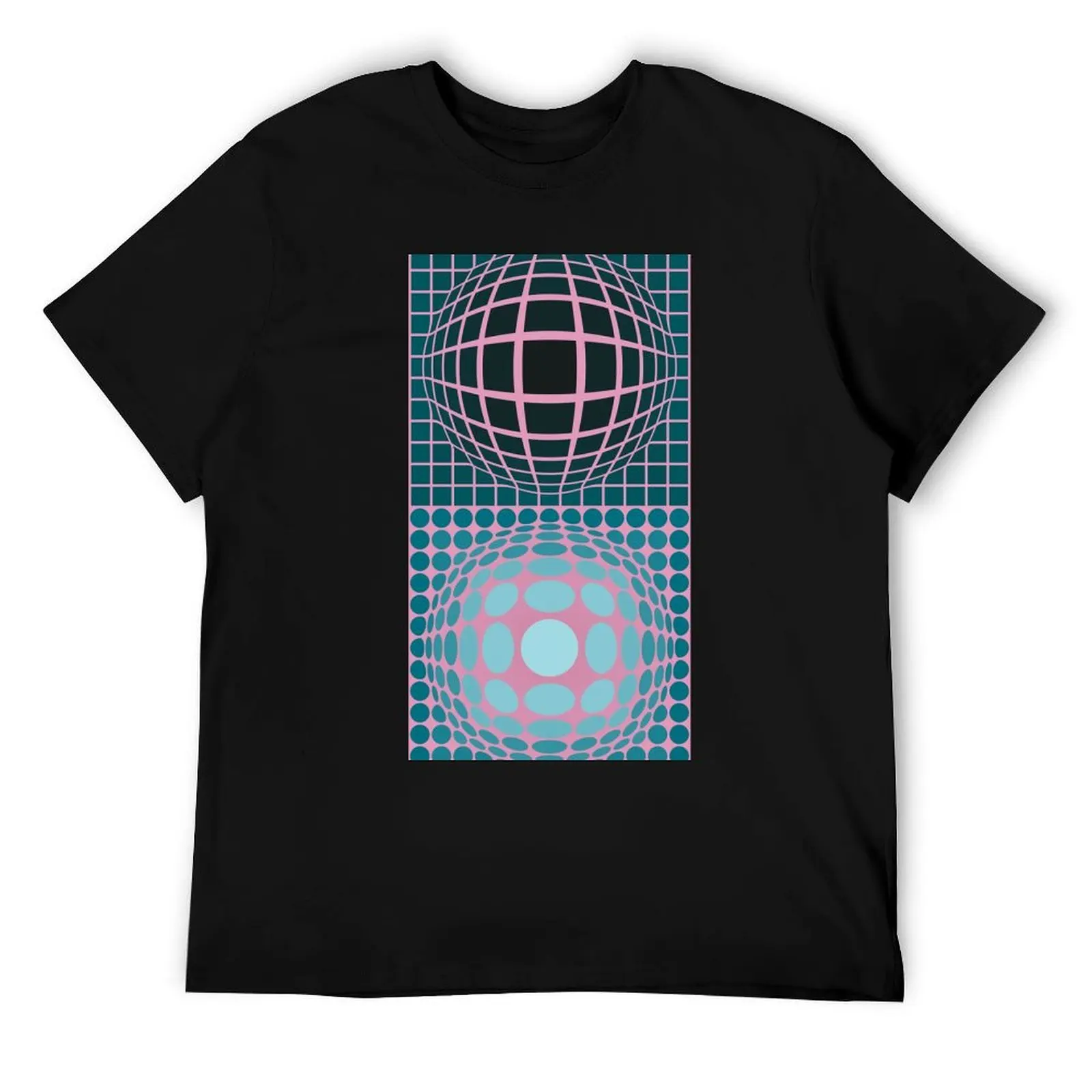 

Vasarely Museum # 5 T-Shirt man t shirts for men casual t shirts for man pack cotton T-Shirt