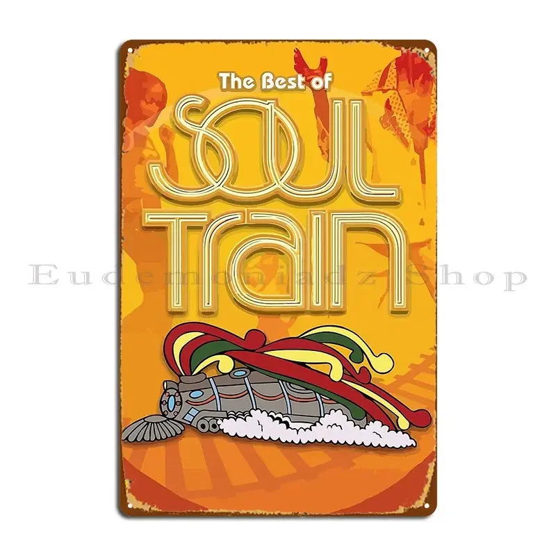 

Поезд Best Of Soul, металлические вывески, железный паб, кинотеатр, гостиная, настенный паб, жестяная вывеска, плакат