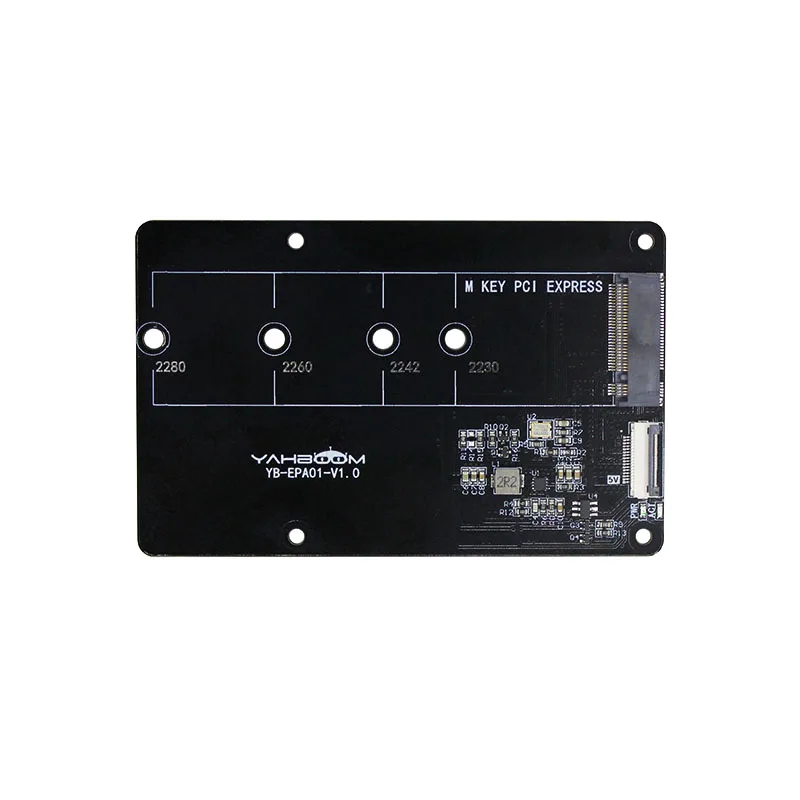 Raspberry Pi 5 PCIE to M.2 adapter board 2280 M2 expansion board supports Hailo-8 AI acceleration module