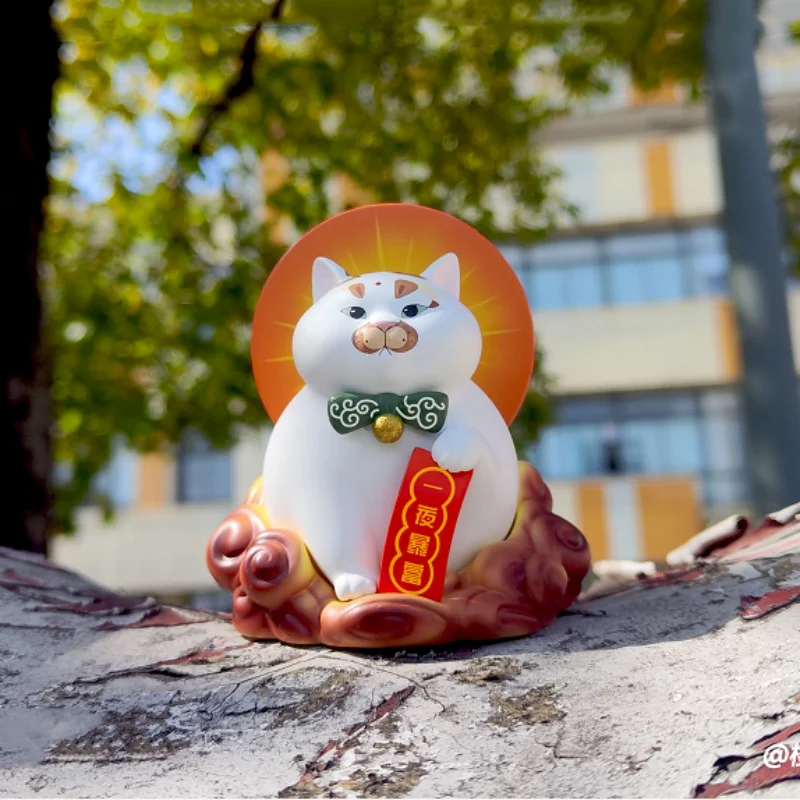 Lou Lou Xiao Piggy Cat seria 2 pudełko z niespodzianką zabawki Kawaii Anime figurka Caixa Caja niespodzianka Mystery Box lalki Model dziewczyny prezent