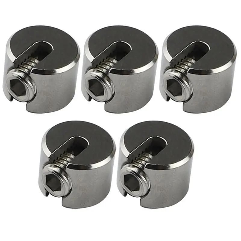 

ABDJ-Wire Rope Clamp 316 Stainless Steel 5-Piece Set For Balcony Furniture Fixing