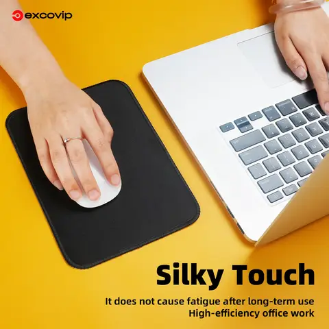 EXCO Mini Musmatta Kontorsmusmatta Liten med sydd kant Halkfri gummibas för hemmabärbar dator Skrivbord Gaming 10 best sales liten musmatta - №3