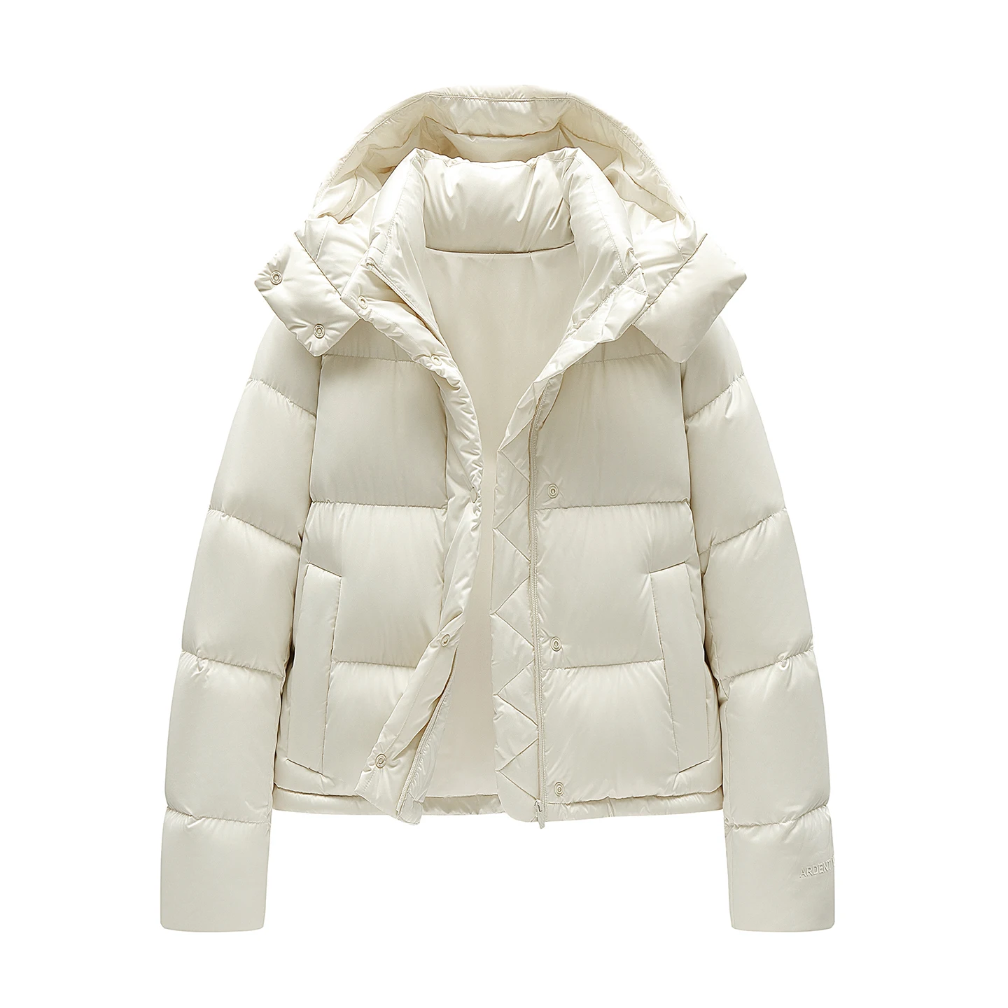 

Women's Short Down Jacket 2025 Winter New Korean Edition Thick Loose 95 White Duck Down Coat Female Warm Parka Hooded Overcoat