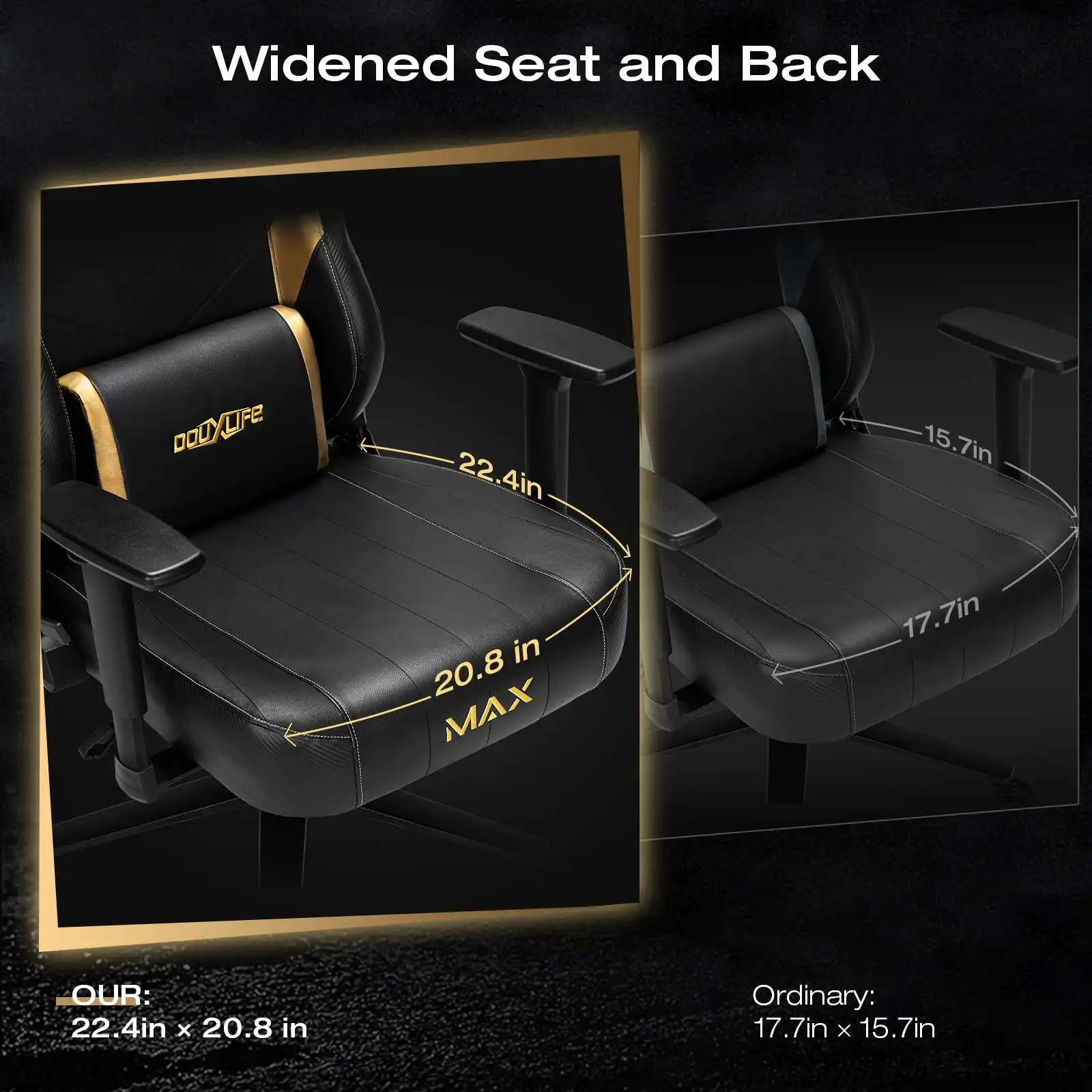 Douxlife-silla ergonómica para Gaming Max para adultos, sillón de cuero reclinable con espalda alta, para oficina, ordenador y carreras