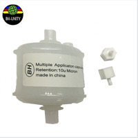 Liyu ink filter 2 pcs printer filter 10um bent head and Straight head filter for eco solvent printer