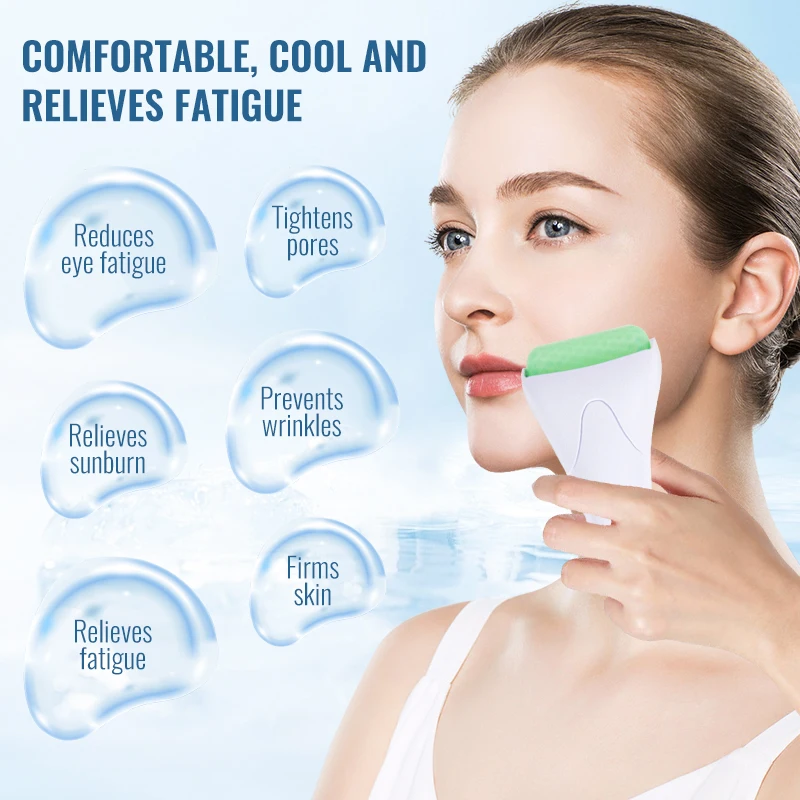 تدليك أسطوانة الثلج الباردة من LESEN مناسب لأداة رفع بشرة الجسم بالكامل وتدليك شد الوجه ومضاد للتجاعيد وتخفيف الآلام