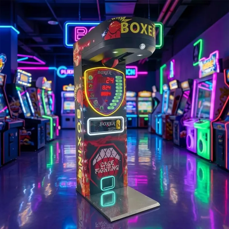 Punching Machine Boxing Machine Boxing Arcade Machine LED Display Electronic Score Coin Operated for Entertainment Center Custom