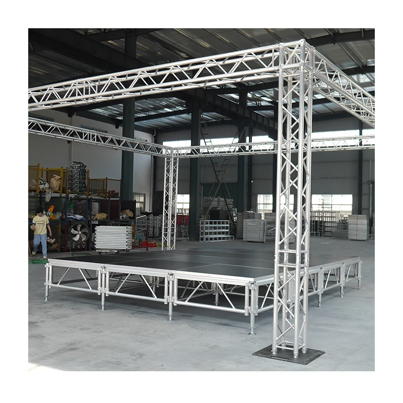 【Factory Price】Customizable Outdoor Musical Event Concert Truss Displays Free Design LED Lighting Aluminum Alloy Truss