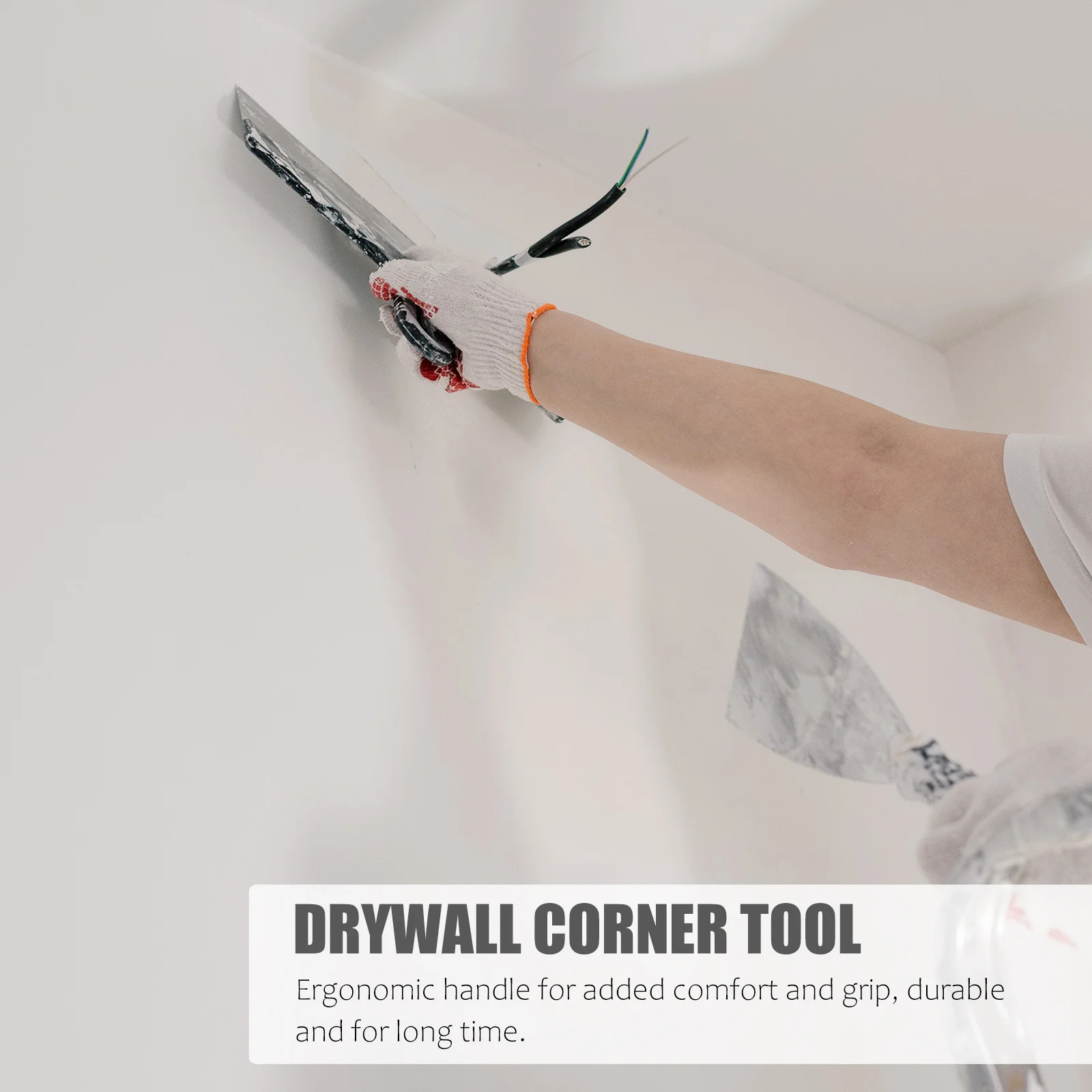 

6pcs Stainless Steel Inner Corner Trowel For Drywall Plastering 90 Degree Wall Angle Repair Tool Smooth Finish Less Sanding